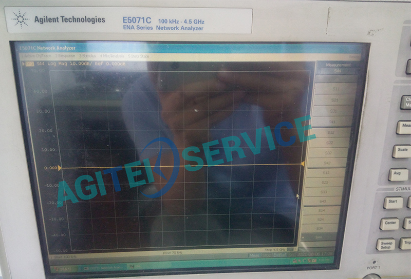安捷伦网络分析仪E5071C_20G_2P进不去系统维修